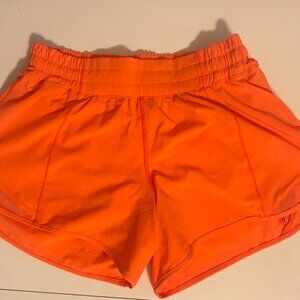Lululemon Hottie Hot Low-rise lined 4'' - Orange Soda